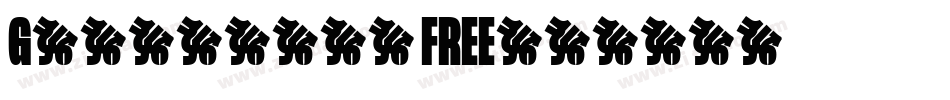 Greenland FREE字体转换